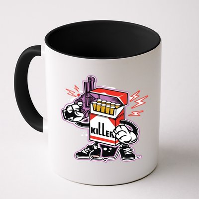 Killer Anti Smoking Cigarettes Funny Graffiti Cartoon Mug