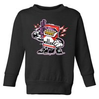 Killer Anti Smoking Cigarettes Funny Graffiti Cartoon Toddler Sweatshirt