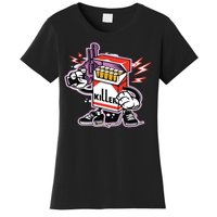 Killer Anti Smoking Cigarettes Funny Graffiti Cartoon Women's T-Shirt