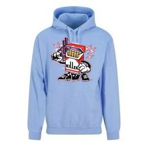 Killer Anti Smoking Cigarettes Funny Graffiti Cartoon Unisex Surf Hoodie