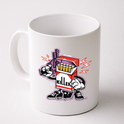 Killer Anti Smoking Cigarettes Funny Graffiti Cartoon Coffee Mug