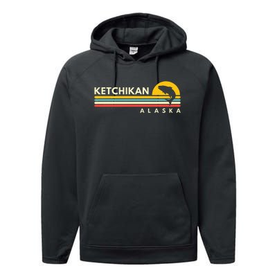 Ketchikan Alaska Souvenirs Performance Fleece Hoodie