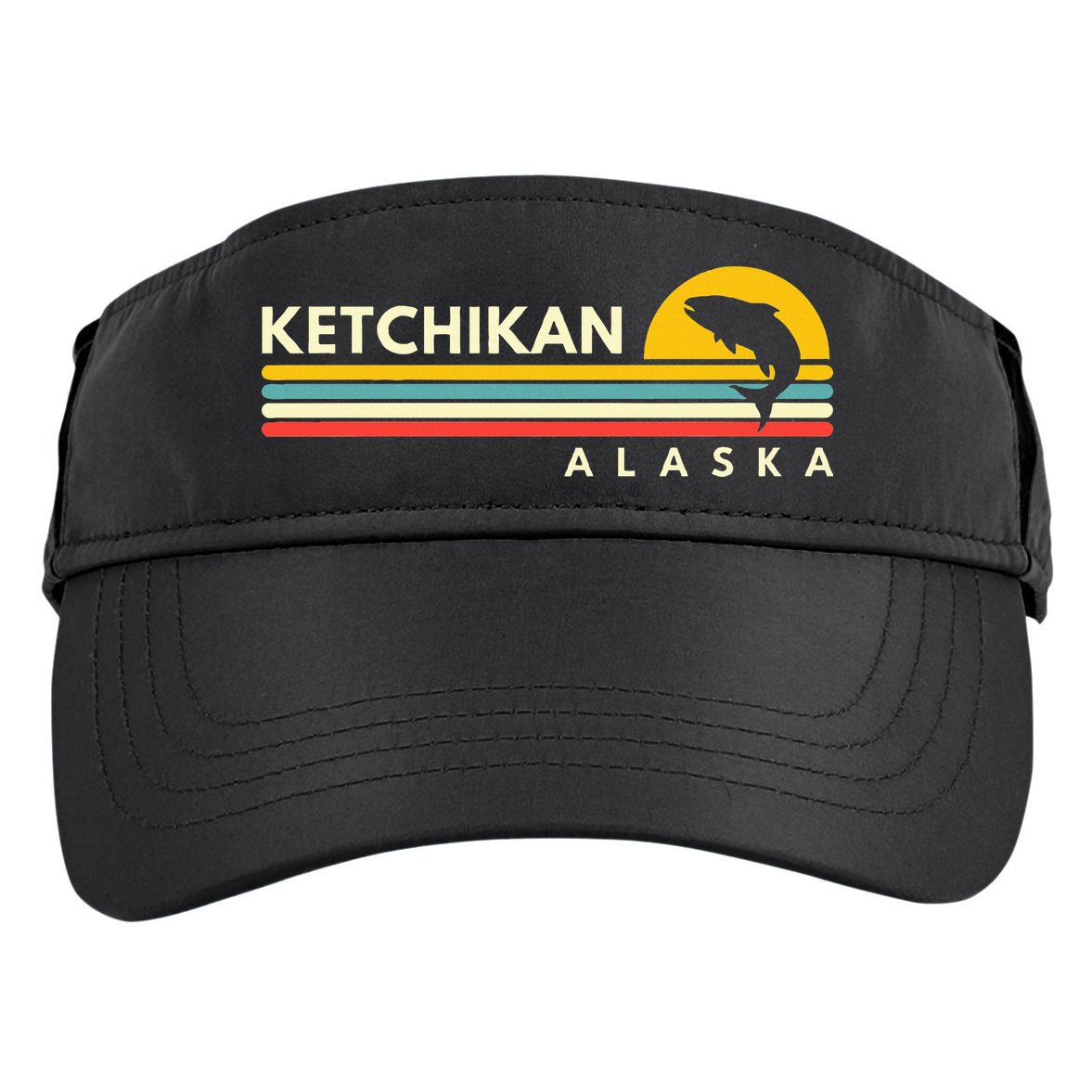 Ketchikan Alaska Souvenirs Adult Drive Performance Visor
