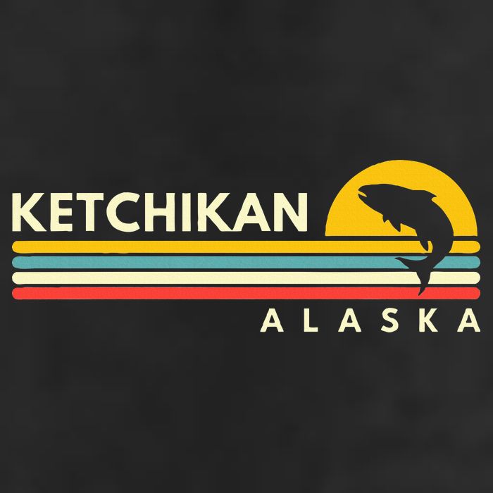 Ketchikan Alaska Souvenirs Adult Drive Performance Visor