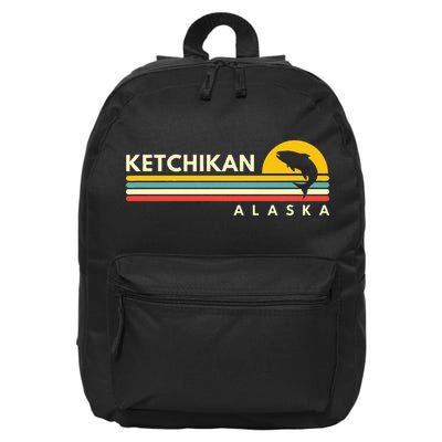 Ketchikan Alaska Souvenirs 16 in Basic Backpack