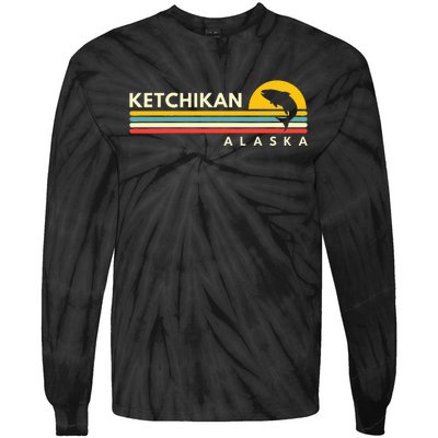 Ketchikan Alaska Souvenirs Tie-Dye Long Sleeve Shirt