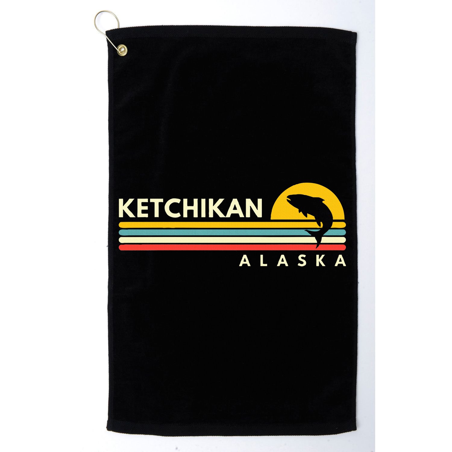 Ketchikan Alaska Souvenirs Golf Towel