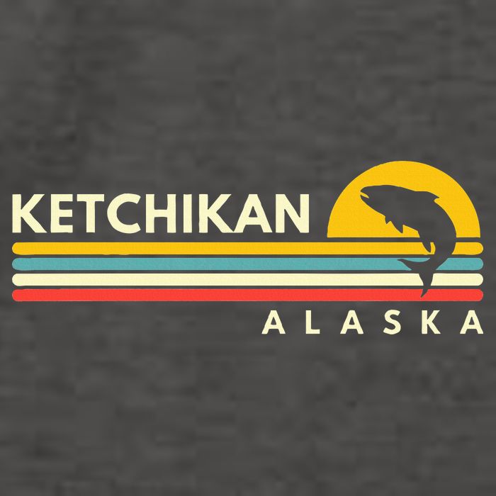 Ketchikan Alaska Souvenirs Vector Backpack
