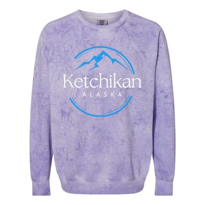 Ketchikan Alaska Souvenirs Colorblast Crewneck Sweatshirt