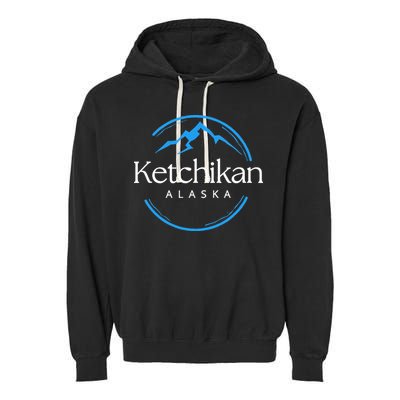 Ketchikan Alaska Souvenirs Garment-Dyed Fleece Hoodie