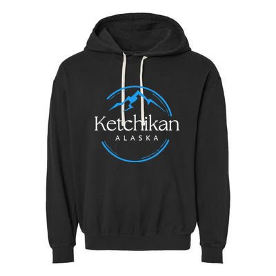 Ketchikan Alaska Souvenirs Garment-Dyed Fleece Hoodie