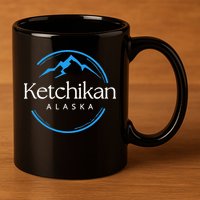 Ketchikan Alaska Souvenirs 11oz C Handle Ceramic Mug