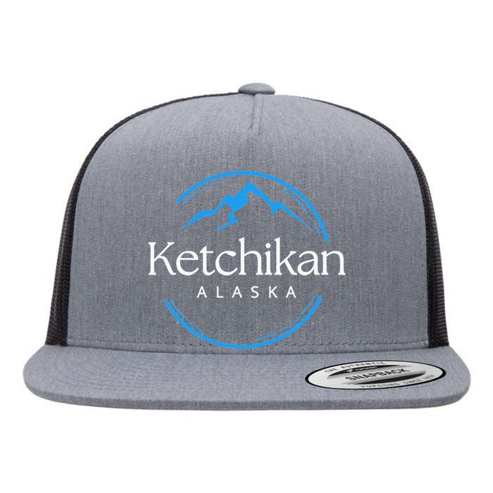 Ketchikan Alaska Souvenirs Flat Bill Trucker Hat