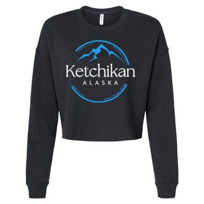 Ketchikan Alaska Souvenirs Cropped Pullover Crew