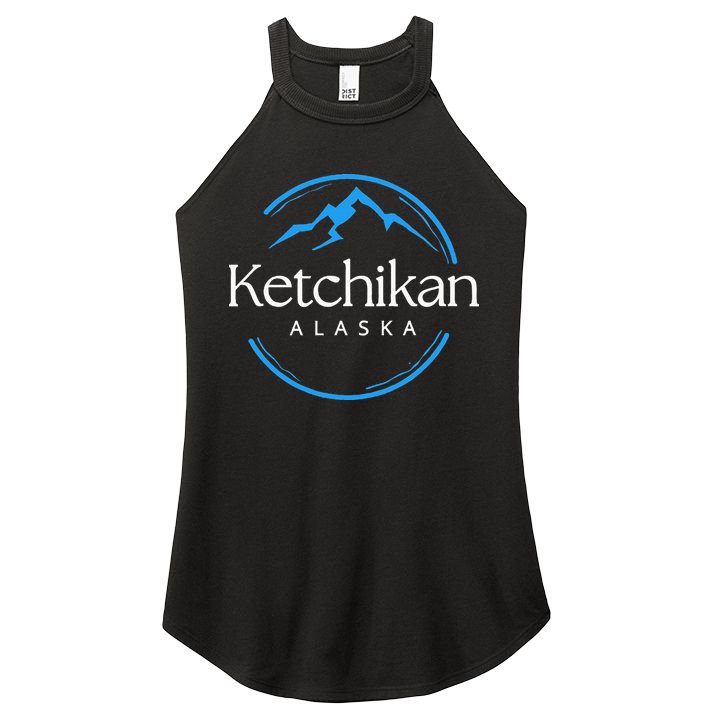 Ketchikan Alaska Souvenirs Women's Perfect Tri Rocker Tank