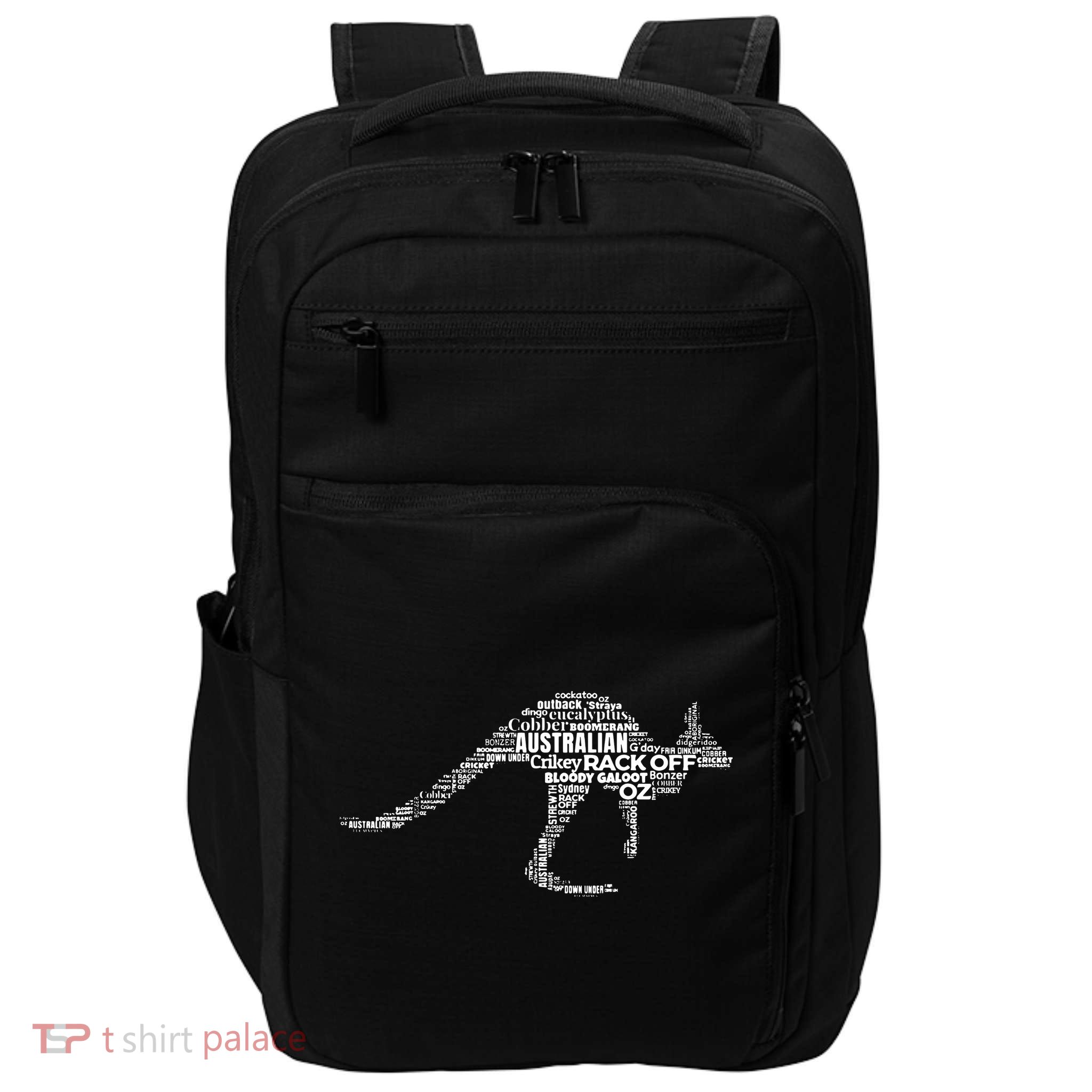 Kangaroo Australian Slang Shirts For Aussies Australia Impact Tech Backpack