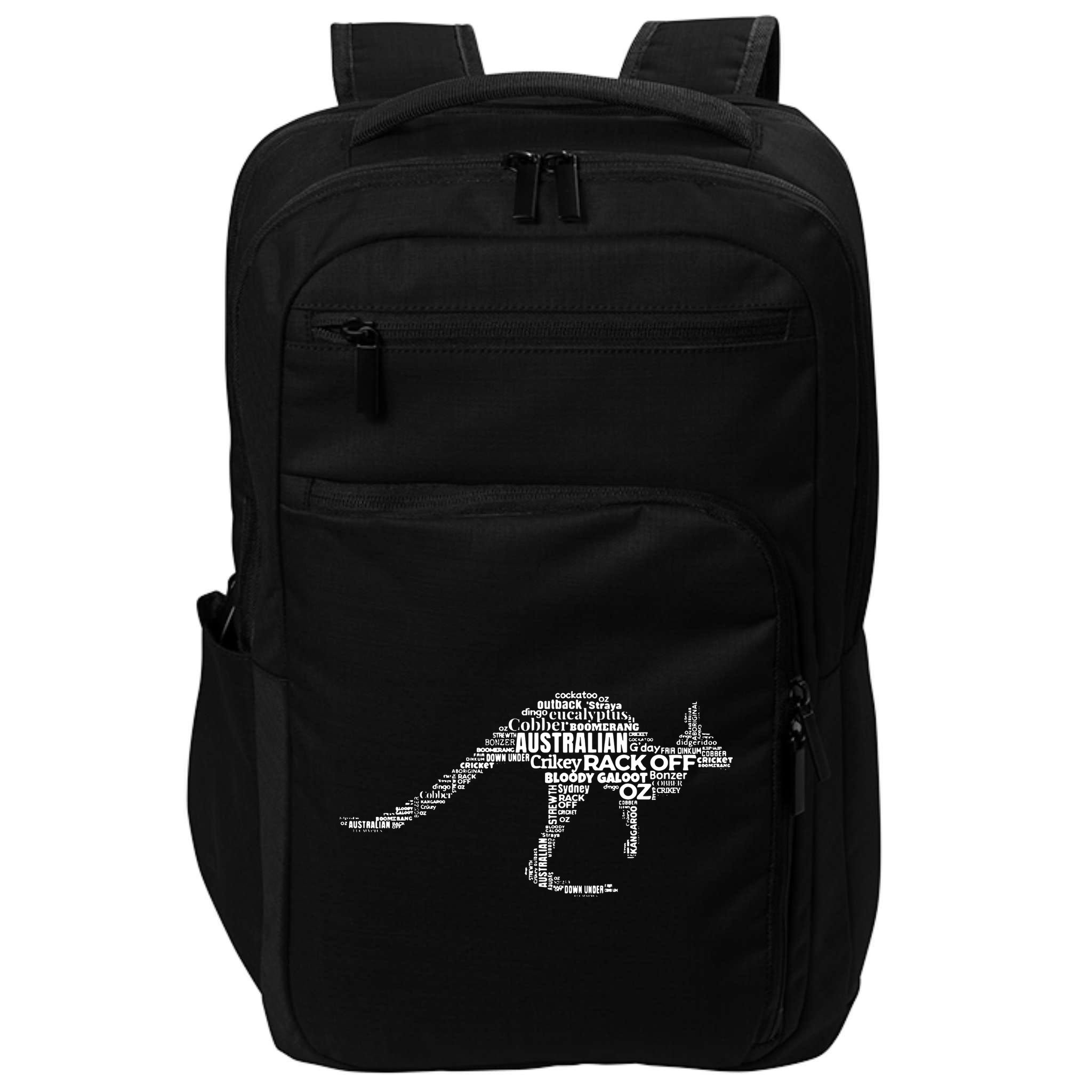 Kangaroo Australian Slang Shirts For Aussies Australia Impact Tech Backpack