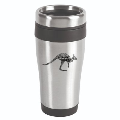 Kangaroo Australian Slang Shirts For Aussies Australia 16oz Travel Tumbler