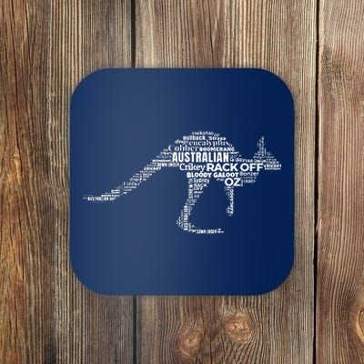 Kangaroo Australian Slang Shirts For Aussies Australia Coaster