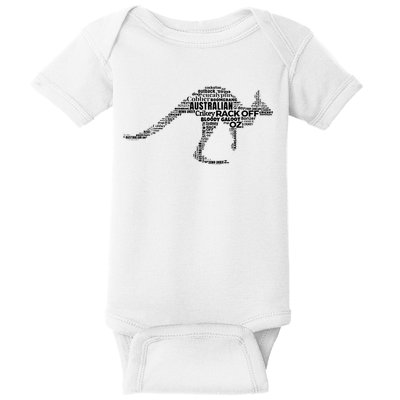 Kangaroo Australian Slang Shirts For Aussies Australia Baby Bodysuit