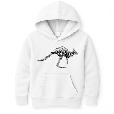 Kangaroo Australian Slang Shirts For Aussies Australia Kids Hoodie