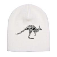 Kangaroo Australian Slang Shirts For Aussies Australia Short Acrylic Beanie