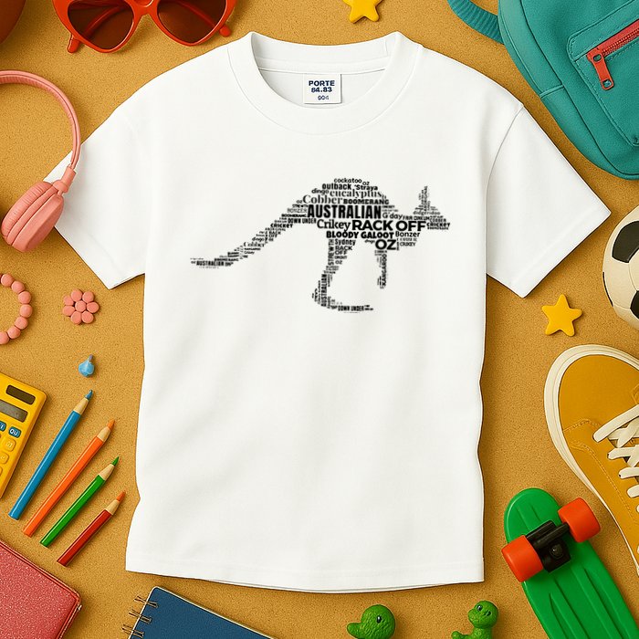 Kangaroo Australian Slang Shirts For Aussies Australia Kids T-Shirt