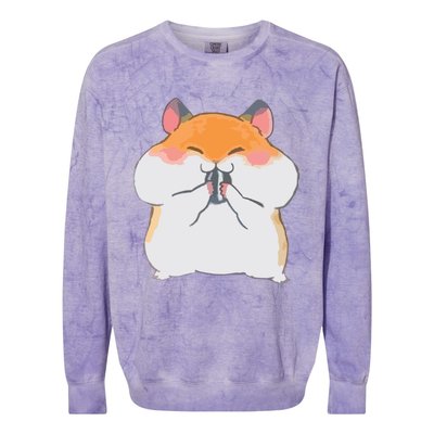 Kawaii Anime Shirts Cute Hamster Japanese Gift Colorblast Crewneck Sweatshirt