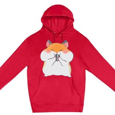 Kawaii Anime Shirts Cute Hamster Japanese Gift Premium Pullover Hoodie