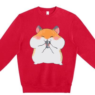 Kawaii Anime Shirts Cute Hamster Japanese Gift Premium Crewneck Sweatshirt