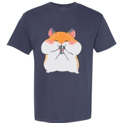 Kawaii Anime Shirts Cute Hamster Japanese Gift Garment-Dyed Heavyweight T-Shirt