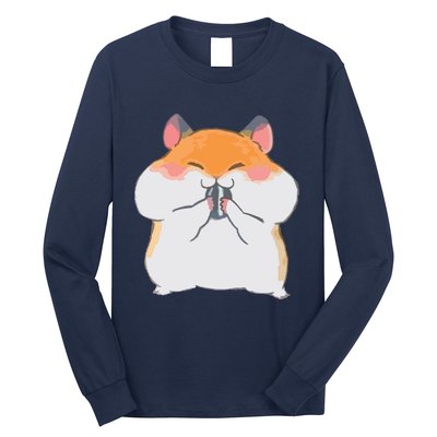 Kawaii Anime Shirts Cute Hamster Japanese Gift Long Sleeve Shirt