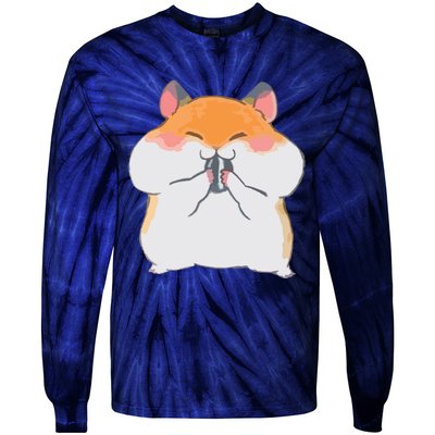 Kawaii Anime Shirts Cute Hamster Japanese Gift Tie-Dye Long Sleeve Shirt