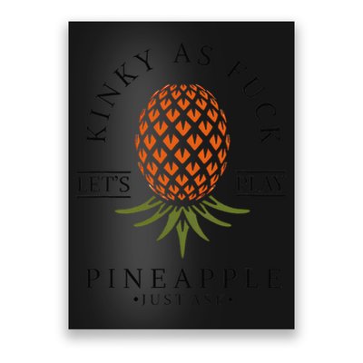 Kinky AF Swinger Lifestyle Naughty Humor Graphic Poster