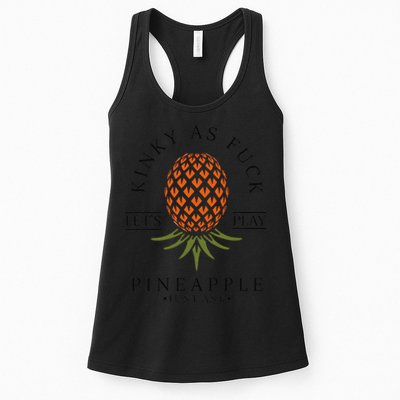 Kinky AF Swinger Lifestyle Naughty Humor Graphic Womens Tank Top