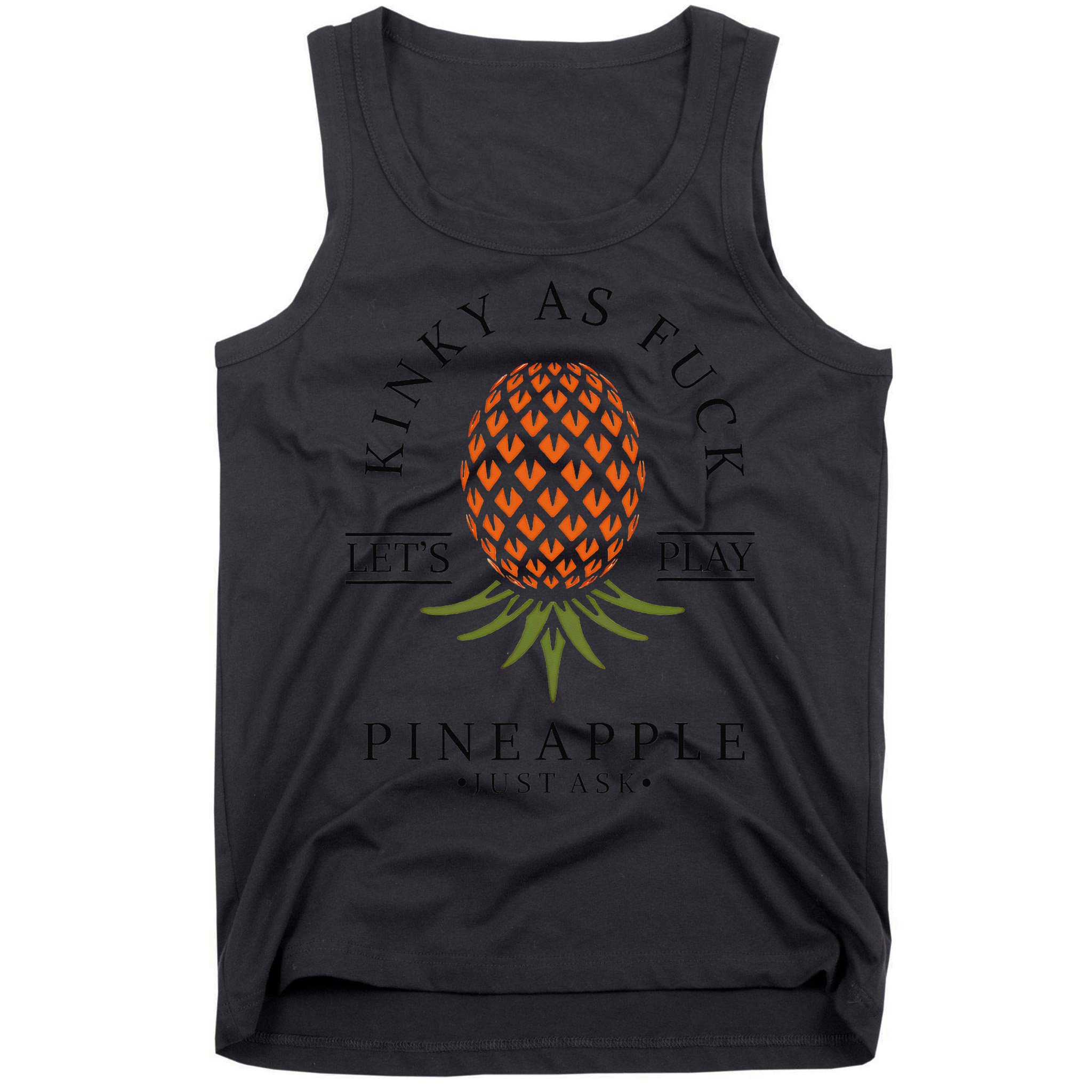 Kinky AF Swinger Lifestyle Naughty Humor Graphic Tank Top