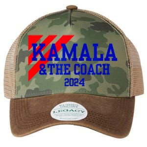 Kamala And The Coach 2024 Kamala Harris Tim Walz Legacy Tie Dye Trucker Hat