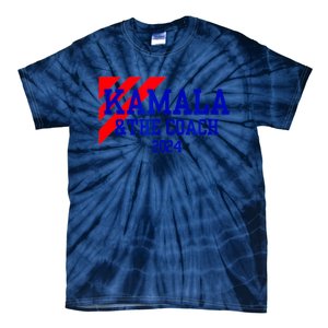 Kamala And The Coach 2024 Kamala Harris Tim Walz Tie-Dye T-Shirt