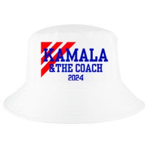 Kamala And The Coach 2024 Kamala Harris Tim Walz Cool Comfort Performance Bucket Hat