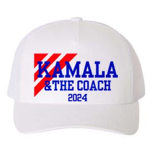 Kamala And The Coach 2024 Kamala Harris Tim Walz Yupoong Adult 5-Panel Trucker Hat