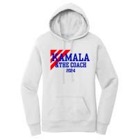 Kamala And The Coach 2024 Kamala Harris Tim Walz Women's Pullover Hoodie