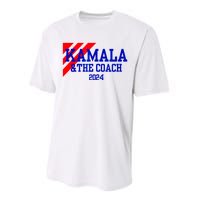 Kamala And The Coach 2024 Kamala Harris Tim Walz Performance Sprint T-Shirt