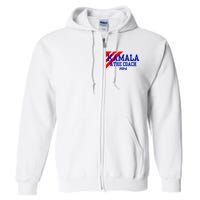 Kamala And The Coach 2024 Kamala Harris Tim Walz Full Zip Hoodie