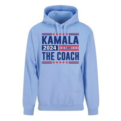 Kamala And The Coach 2024 Election Kamala Harris Tim Waltz Unisex Surf Hoodie