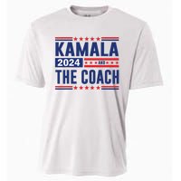 Kamala And The Coach 2024 Election Kamala Harris Tim Waltz Cooling Performance Crew T-Shirt