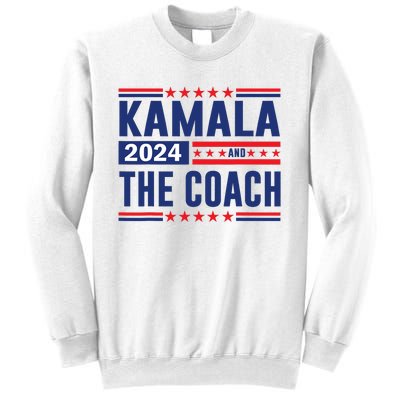 Kamala And The Coach 2024 Election Kamala Harris Tim Waltz Sweatshirt