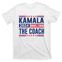 Kamala And The Coach 2024 Election Kamala Harris Tim Waltz T-Shirt