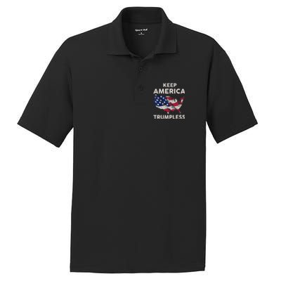 Keep America Trumpless PosiCharge RacerMesh Polo