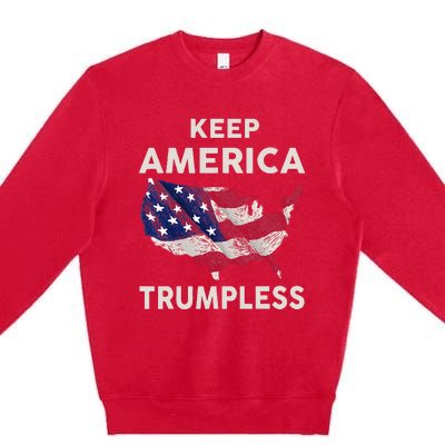 Keep America Trumpless Premium Crewneck Sweatshirt