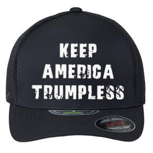 Keep America Trumpless Flexfit Unipanel Trucker Cap